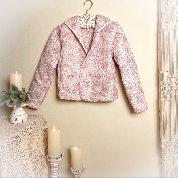 NWT LoveShackFancy Jolyn Reversible Floral Jacket - Picture 6 of 14